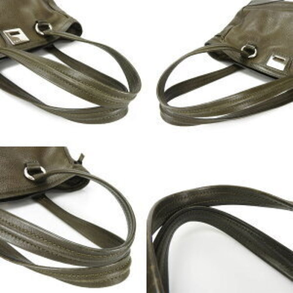 Celine Tote Bag Moss Green Leather - Picture 5 of 9